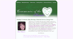 Desktop Screenshot of ceremoniesoftheheart.org